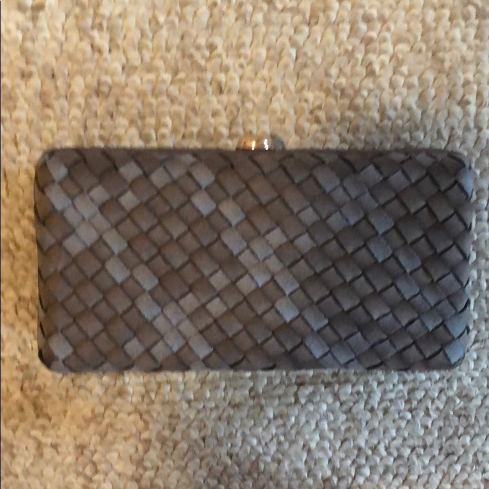 Anthro clutch deuce lux brand new